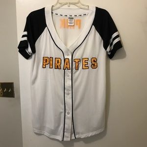 VS Pink Pittsburgh pirates jersey top